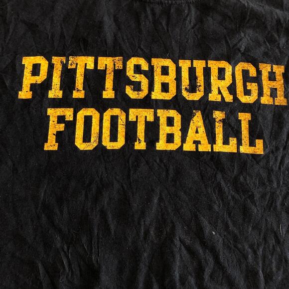 Men’s Black ‘Pittsburg Football’ Graphic Tee - Picture 4 of 5